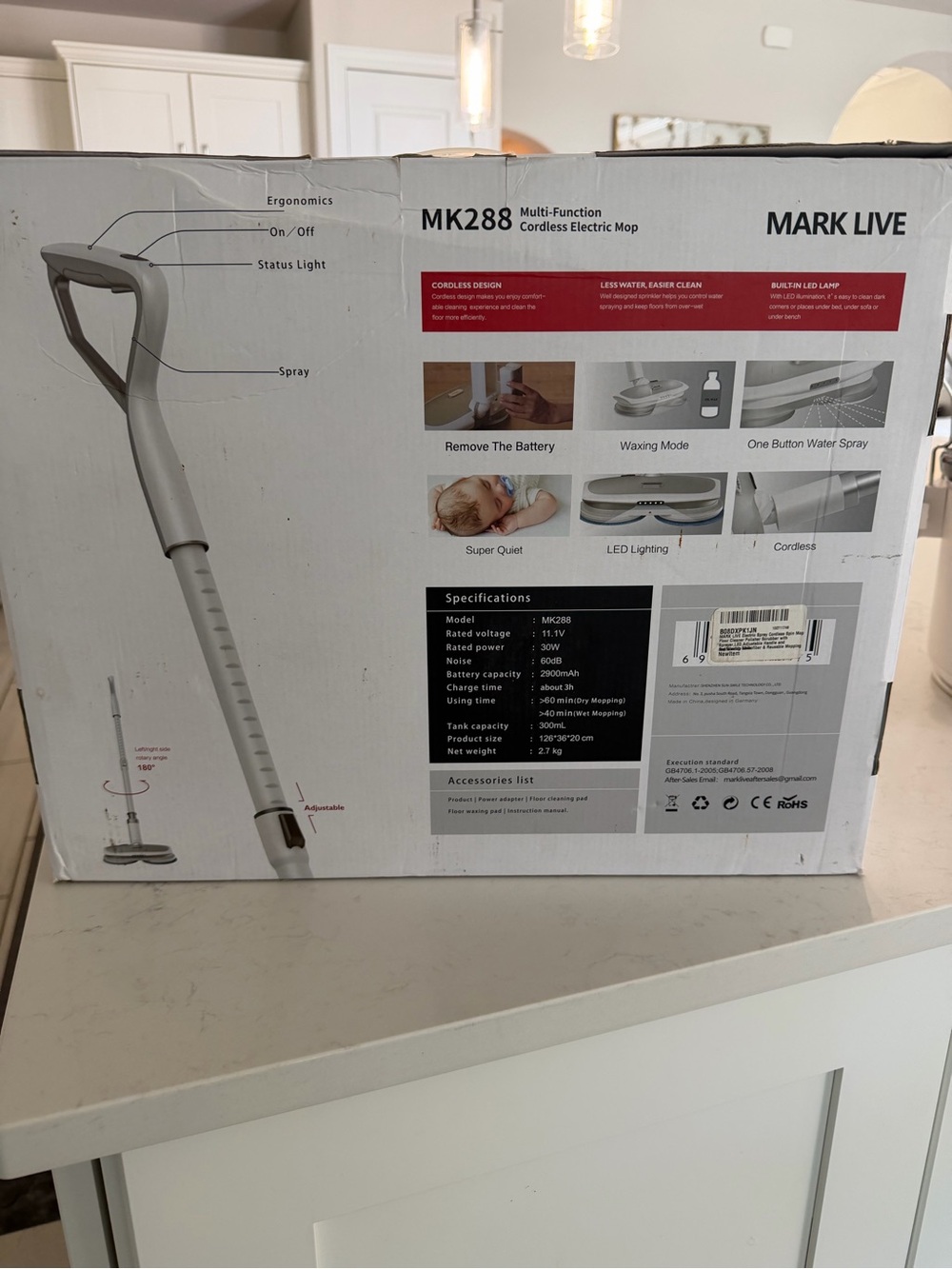 Cordless Electric Mop - Picture 2 of 4